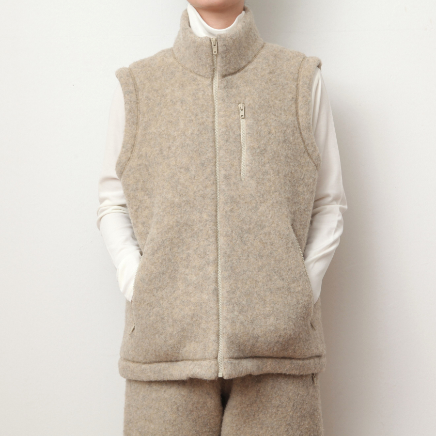 YAECA / Wool Fleece Vest 【No.13052405】UNISEX - くるみの木
