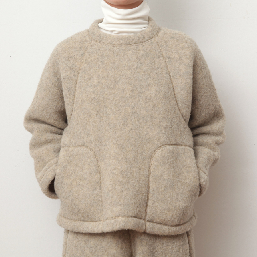 YAECA / Wool Fleece Pullover 【No.13052405】UNISEX - くるみの木