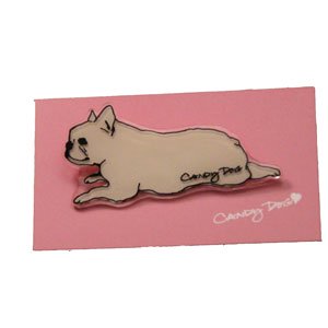即納》フレンチブルドッグ プラバンブローチ - candy☆dog