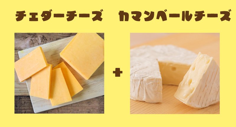 ２種類のチーズ