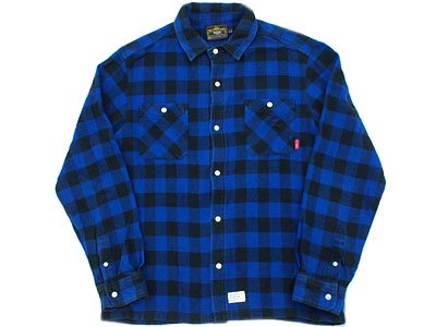 WTAPS 'UNION L/S'ブロックチェックネルシャツ L 08AW ダブル