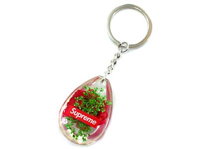 Supreme 'Tear Drop Rose Keychain'ローズ キーチェーン ティア