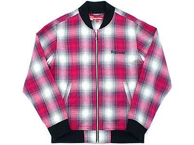 Supreme 'Shadow Plaid Bomber'ボンバージャケット プレイド S