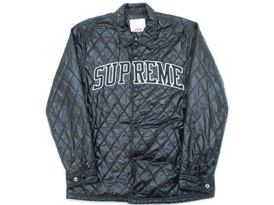 Supreme 'Quilted Coaches Jacket'コーチジャケット アーチロゴ M