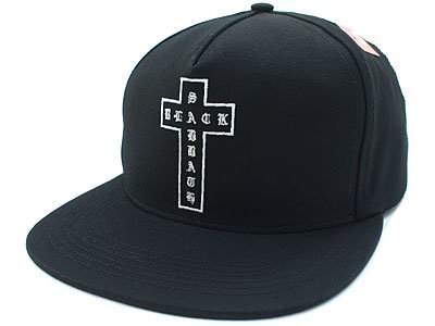 Supreme×Black Sabbath 'Cross 5 Panel Cap'キャップ ブラック