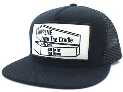 Supreme 'Coffin Mesh Back 5 Panel Cap'メッシュキャップ From The