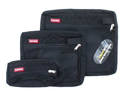 Supreme 'Mesh Organizer Bag'ポーチ オーガナイザーバッグ 黒