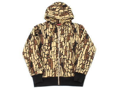 Supreme 'Treebark Camo Thermal Zip Up'サーマル ジップアップ