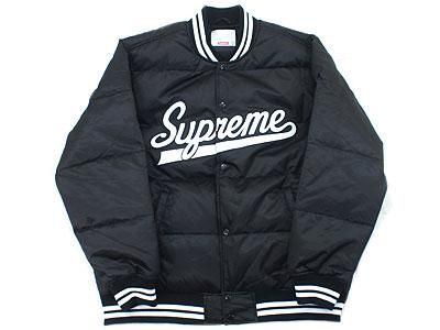 Supreme 'Script Varsity Puffy Jacket'パフィージャケット バーシティ