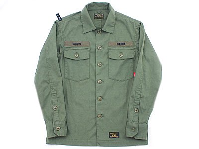 WTAPS 19AW BUDS ダブルタップス バッズ ミリタリーシャツ