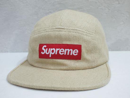 Supreme 'Linen Croc Strap Camp Cap'キャンプキャップ クロコ