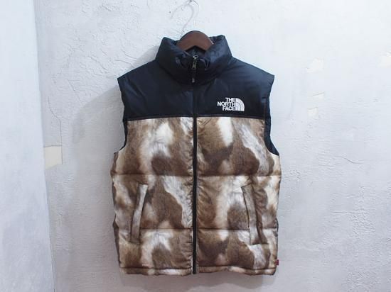 Supreme×THE NORTH FACE 'Nuptse Vest'ノースフェイス ヌプシ 