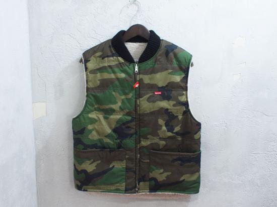 Supreme 'Sherpa Fleece Reversible Work Vest'ベスト リバーシブル S シュプリーム -  ブランド古着の買取販売フォーサイト オンラインストア