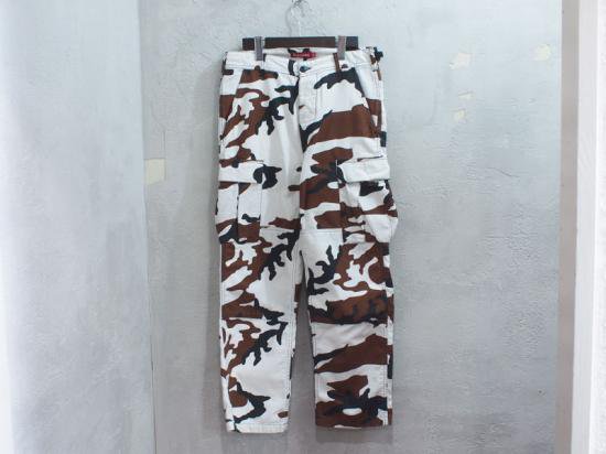 Supreme 'Cargo pant'カーゴパンツ Brown Camo カモ 迷彩 30