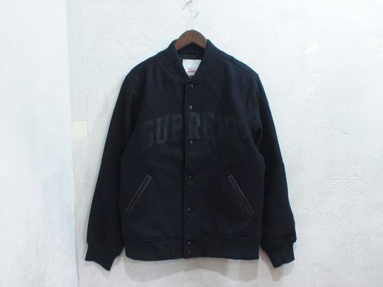 Supreme harlequin wool store varsity jacket