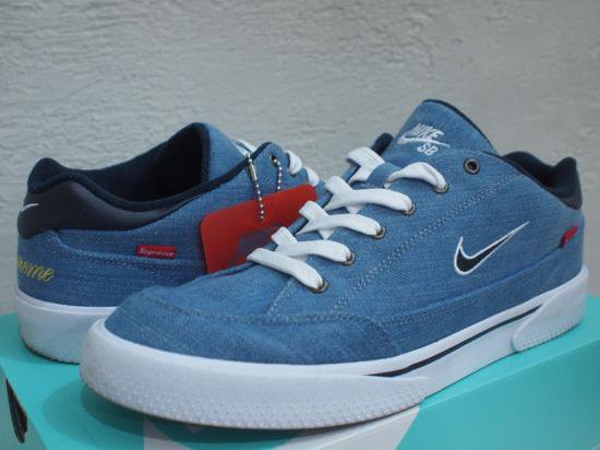 Supreme×NIKE SB 'GTS QS'シュプリーム Blue Denim 9.5 27.5 ナイキ 