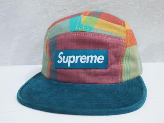Supreme 'Madras Camp Cap'マドラス キャンプキャップ チェック