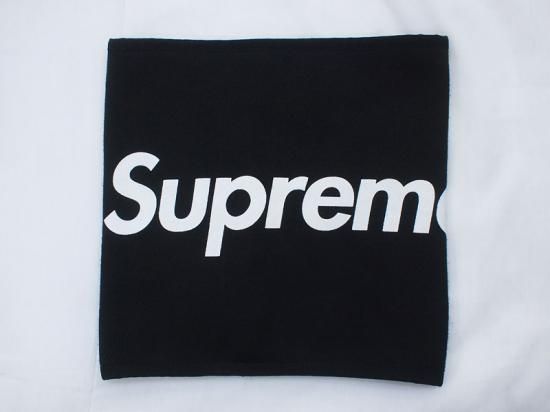 注目の Neck Fleece Supreme 15aw Gaiter 黒 Black ネックウォーマー