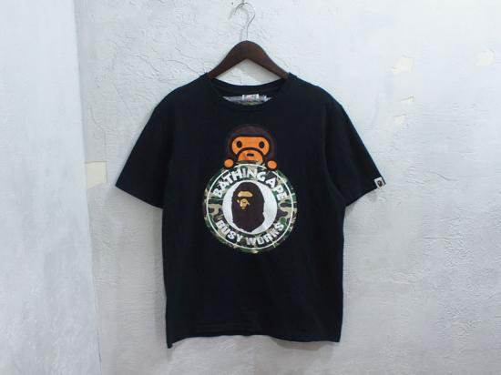 A BATHING APE 'ABC MILO ON BUSY WORKS TEE'Tシャツ マイロ