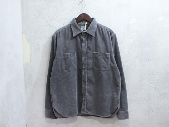 TENDERLOIN 'T-CORDUROY SHT'コーデュロイシャツ 灰 グレー M