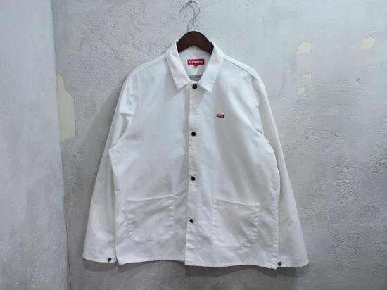 Supreme 'Snap Front Shop Jacket'スモールボックスロゴ スナップ ...