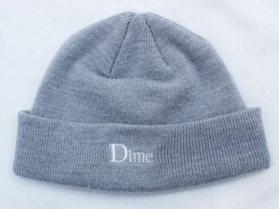 Dime ビーニー　グレ Dime MTL 'Classic Beanie'ビーニー ニットキャップ 灰 グレー