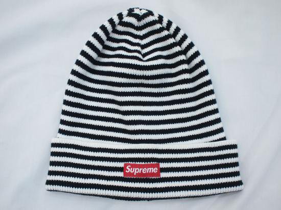 Supreme 'Stripe Beanie'ビーニー ニットキャップ ストライプ ボーダー 