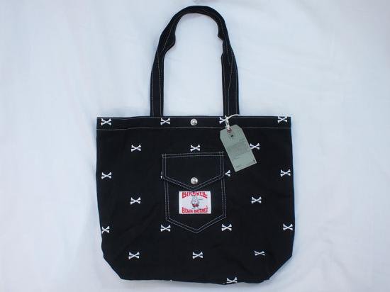 WTAPS×BIRDWELL 'TOTE BAG'トートバッグ CROSSBONE クロスボーン 黒 ブラック バードウェル ダブルタップス -  ブランド古着の買取販売フォーサイト オンラインストア