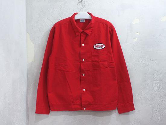 TENDERLOIN 'T-BOWL SHT 1 LONG'ボーリングシャツ 赤 レッド L
