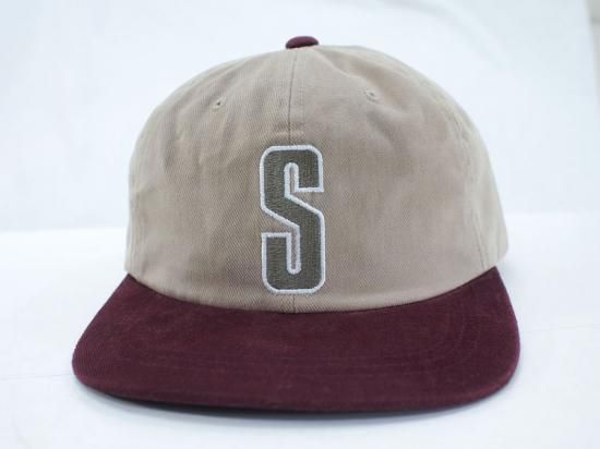 STUSSY 'VINTAGE S LOGO CAP'キャップ Sロゴ TAN タン ステューシー 