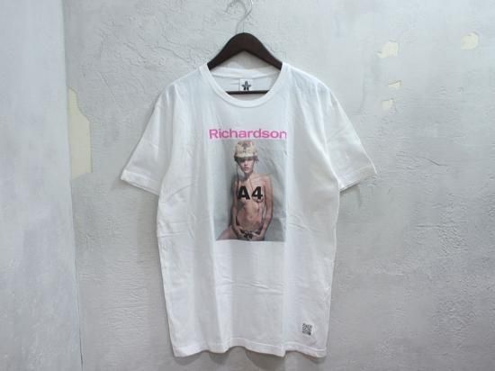 Richardson 'A4 Cover Tee'Tシャツ リチャードソン 白 ホワイト L 