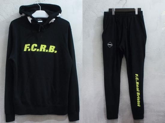 F.C.R.B. 'STAR HOOD PULLOVER HOODY / EMBLEM SWEAT PANTS