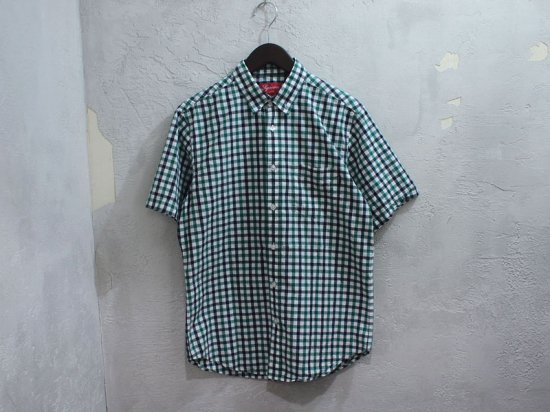 Supreme '3 Color Gingham Shirt'ギンガムチェックシャツ 半袖 S/S 