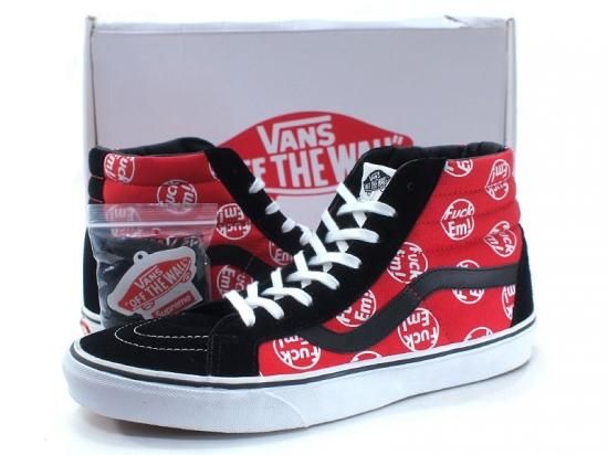 Supreme×VANS 'Fuck'Em Sk8-Hi Reissue'スケートハイ バンズ 11 Supreme×VANS 'Fuck'Em Sk8-Hi Reissue'スケートハイ バンズ 11