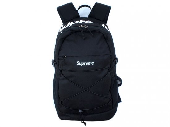 Supreme 'Backpack'バックパック リュック 黒 ブラック Logo 16SS ...