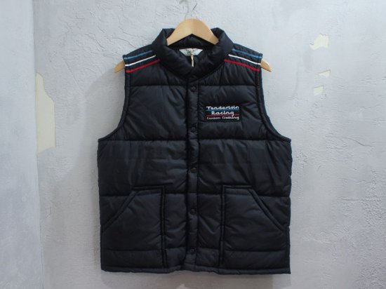 TENDERLOIN 'T-NRA RACING VEST'レーシングベスト ダウン ナイロン 黒 ブラック M テンダーロイン -  ブランド古着の買取販売フォーサイト オンラインストア