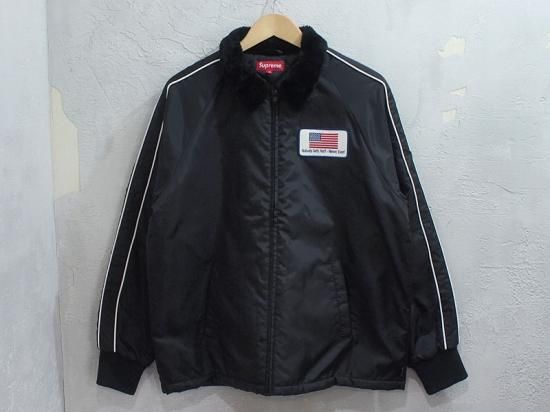 Supreme フード付き ブラック ナイロンジャケット M SUPREME フード付きナイロンジャケット ブラック - メルカリ