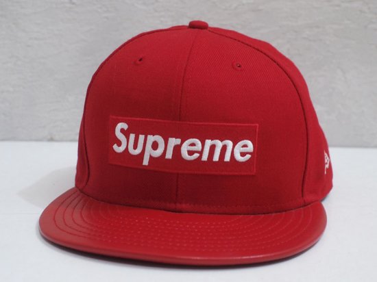 Supreme 'Leather Visor New Era Cap'ニューエラ キャップ ボックス