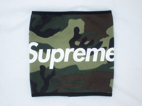 Supreme 'Fleece Neck Gaiter'ネックウォーマー フリース カモ 迷彩