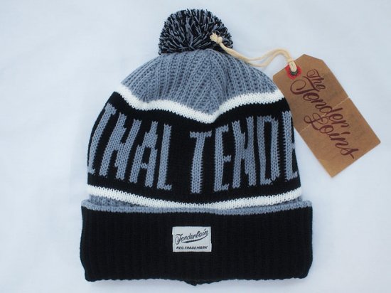 TENDERLOIN 'T-TDL BEANIE'ビーニー ボンボン ニットキャップ 黒 ...