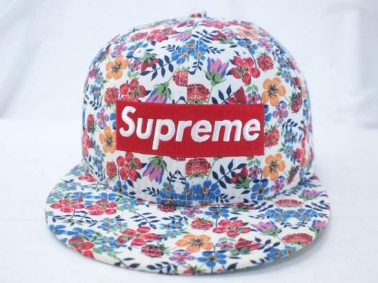 Supreme 'Floral Box Logo New Era'ニューエラキャップ Liberty