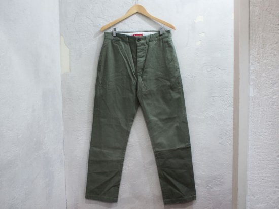 Supreme 'Chino Pant'チノパンツ 30 オリーブ Olive シュプリーム