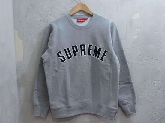 ギフト 【完売品！超人気！】SUPREME ARC LOGO Crewneck Gray | ochge.org