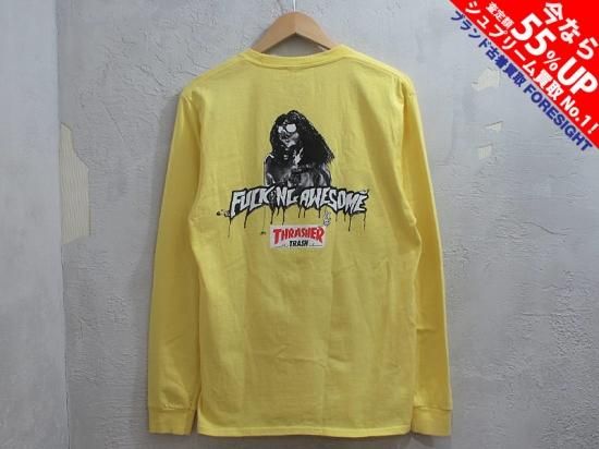 Fucking Awesome×Thrasher 'Trash L/S Tee'長袖 Tシャツ ロンT