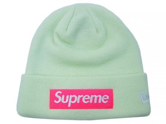 Supreme ニット帽 ビーニー  ライムグリーン