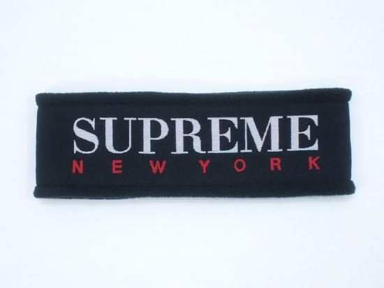 【希少】SUPREME 16AW 刺繍 フリース ヘアバンド ブラック 159417483.jpg?cmsp_timestamp=