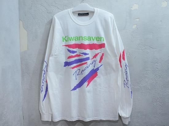 【公式】 Nine One 白 XL ロンT Tシャツ Tee'長袖 L/S 'Kiwanseven Seven トップス