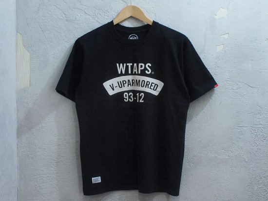 WTAPS 'SINCE TEE'Tシャツ V-UPARMORED 黒 ブラック 2 M 16SS ダブル 