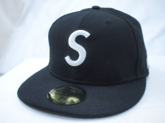 Supreme S Logo New Era Black 7-1/4