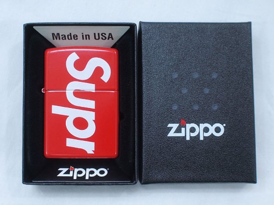supreme Logo Zippo 確実正規品 シュプリーム ロゴジッポ